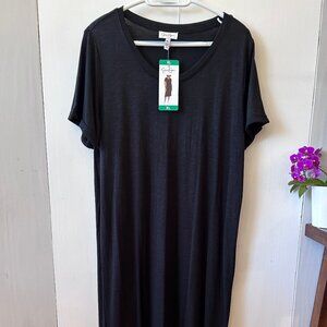NWT: Jessica Simpson Black T-Shirt Dress